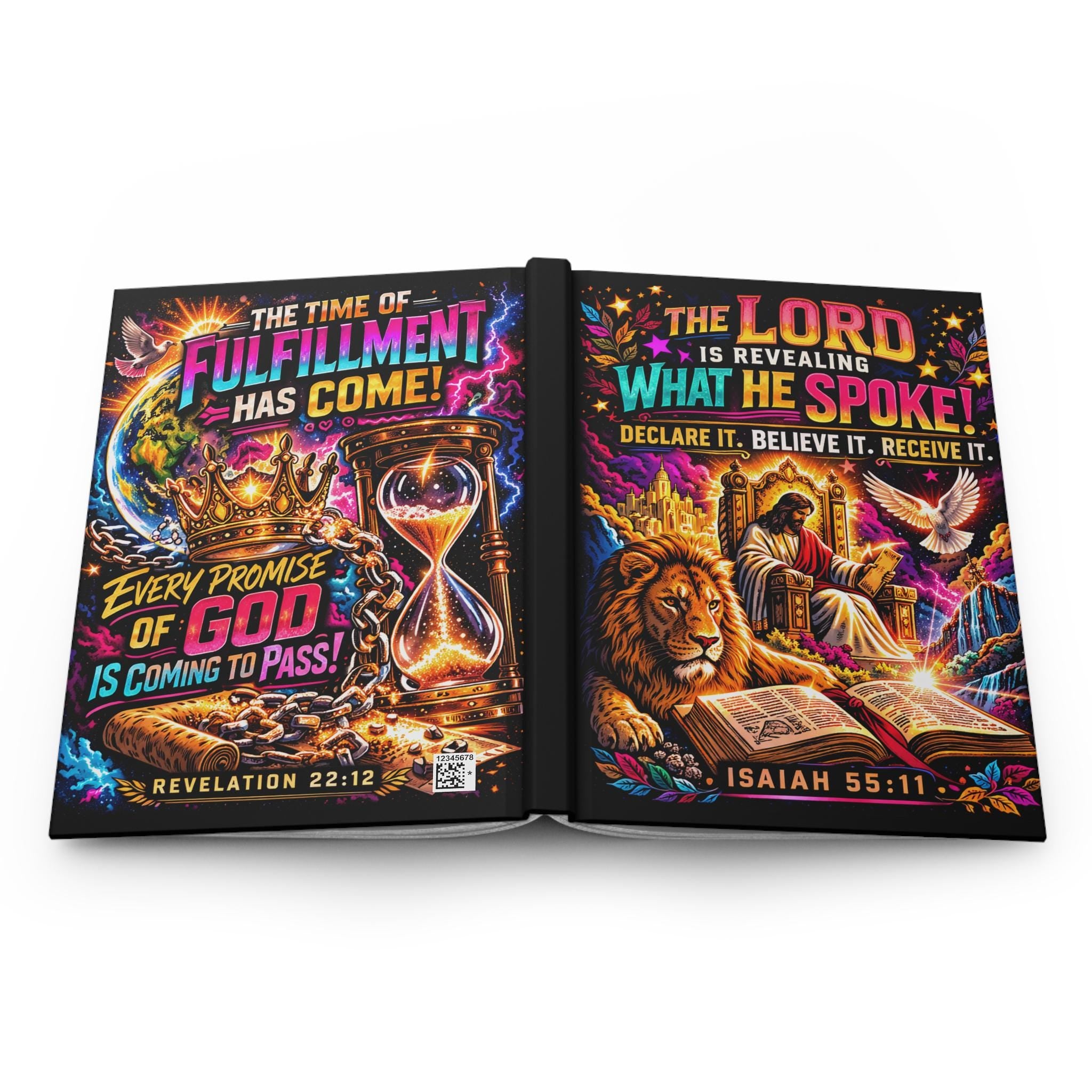 Biblical Scripture Lion & Throne Journal - Starseed Revelation