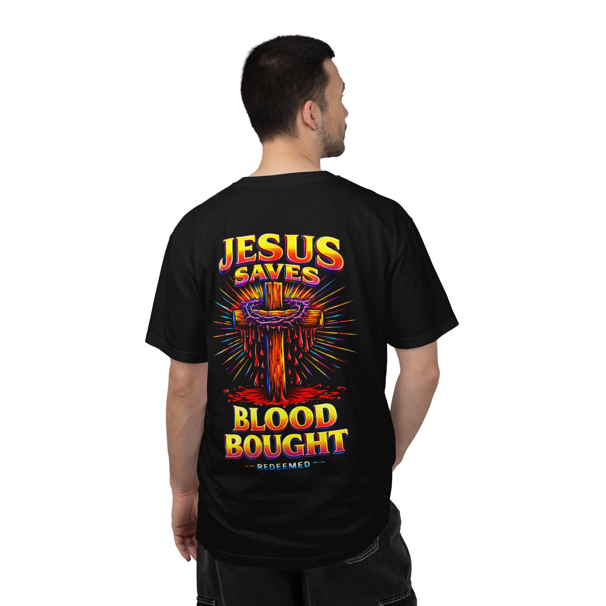 Jesus Hope Dealer T-Shirt | Neon Jesus Portrait, Christian Faith Tee - Starseed Revelation